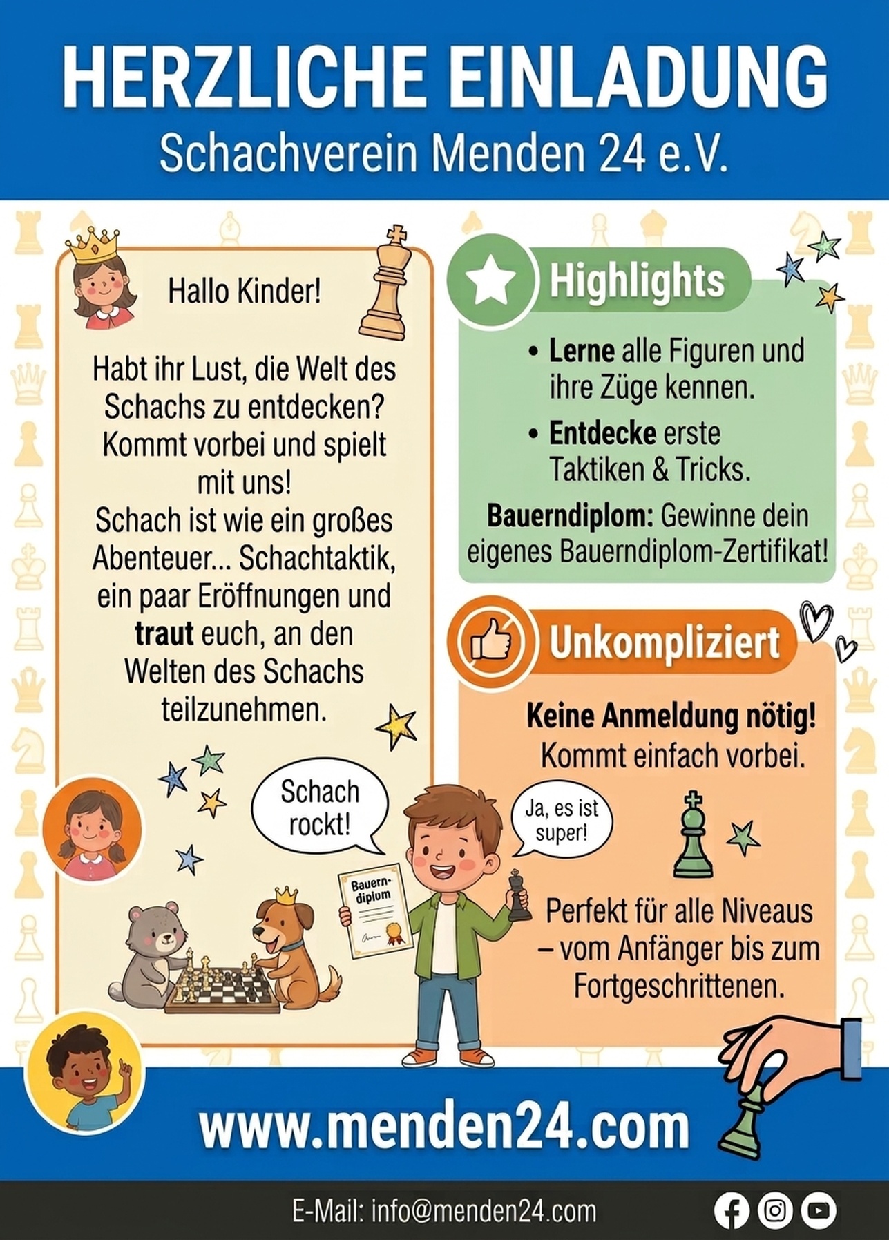 Einladung für Kinder